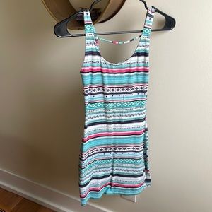 Colorful Stripes Mini Dress